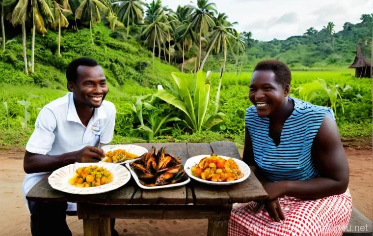 적도 기니의 관광산업 전망 - **Prompt:** A lively and colorful cultural celebration taking place in the Plaza de España, Malabo, ...