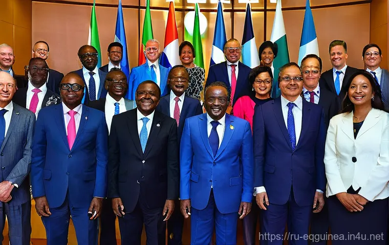 적도 기니와 서아프리카 경제 공동체 관계 - **Prompt 2: Bridging Oil Wealth and Sustainable Development**
    "A compelling, panoramic digital p...